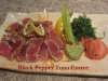 Seared Black Pepper Tuna Entree