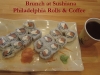 Brunch at Sushiana Philadelphia Rolls & Coffee